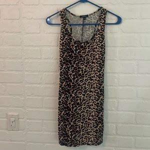 Cheetah print dress